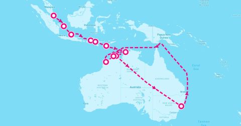 Cruise Buccaneer Archipelago Cruise Port - 16 Night Asia & Australia (Singapore To Darwin)