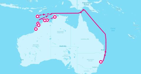 Adele Island Australia Cruise Port - 10 Night Australia (Broome To Darwin)