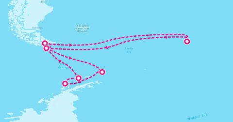 South Georgia Island Cruise Port - 15 Night Antarctica (Puerto Williams Roundtrip)