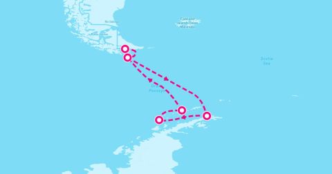 Puerto Williams Cruise Port - 12 Night Antarctica (Puerto Williams Roundtrip)