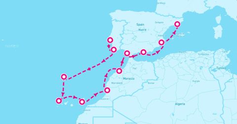 Granada Cruise Port - 11 Night Iberian Shores & Isles (Lisbon To Barcelona )