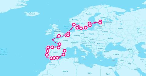 Ferrol Cruise Port - 24 Night Epic Baltic To Iberia (Stockholm To Barcelona)