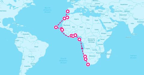 Porto Grande Cruise Port - 24 Night Gold & Ivory Coasts (Cape Town To Lisbon)