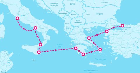 Skiathos Cruise Port - 9 Night Mysteries Of History (Rome To Istanbul)