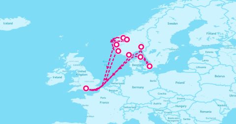 Skagen Cruise Port - 14 Night Norwegian Fjords & Scandinavia (Southampton Roundtrip)