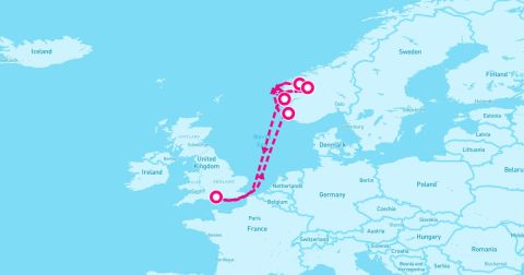 Skjolden Cruise Port - 7 Night Norwegian Fjords (Southampton Roundtrip)