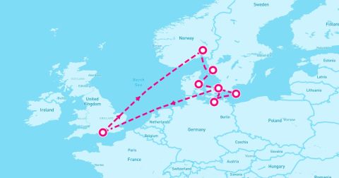 Aarhus Cruise Port - Scandinavia in Springtime