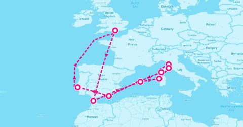 Portsmouth Cruise Port - Vistas of the Mediterranean