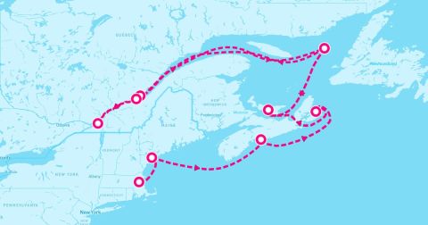 Montreal Cruise Port - 14 Night Canada & New England: Maritimes & Montreal Collectors (Boston Roundtrip)