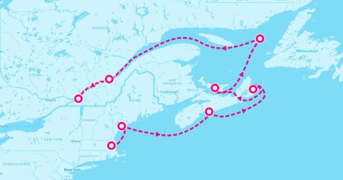 Boston Cruise Port - 7 Night Canada & New England: Maine Maritimes & Montreal (Boston To Montreal)