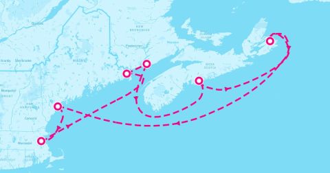 Eastport Cruise Port - 7 Night Canada & New England Circle: New Brunswick (Boston Roundtrip)
