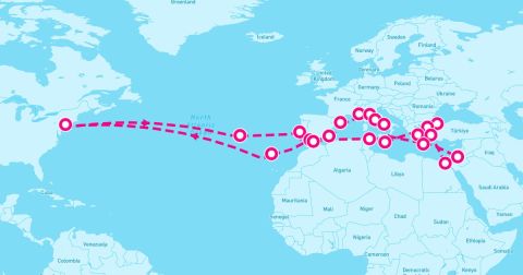 Ashdod Cruise Port - 45 Night Day Legendary Ultimate Mediterranean &  Atlantic Passage (New York Roundtrp)