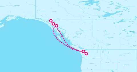 Skagway Cruise Port - 7 Night Alaska Adventure (Seattle Roundtrip)