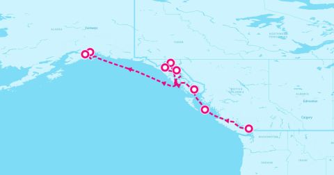 Cruise College Fjord Cruise Port - 7 Night Glacier Discovery Northbound (Vancouver To Whittier)