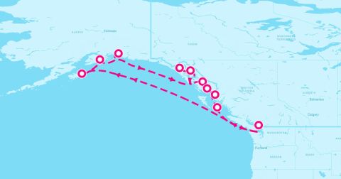 Kodiak Cruise Port - 14 Night Great Alaska Explorer (Vancouver Roundtrip)