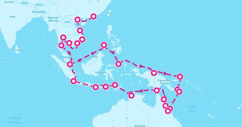 Jayapura Cruise Port - 42 Night Far East Holiday Coral Triangle & Great Barrier Reef (Hong Kong To Singapore)