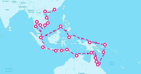 Jayapura Cruise Port - 42 Night Coral Triangle Great Barrier Reef & Southeast Asia (Singapore To Hong Kong)