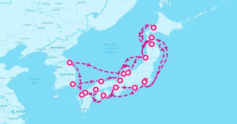Otaru Cruise Port - 28 Night Circle Japan (Tokyo To Yokohama)