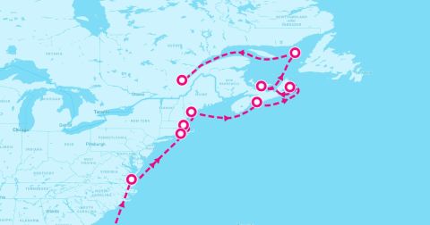 Newport Cruise Port - 14 Night Atlantic Seaboard & Colonial New England: Quebec City (Miami To Quebec City)