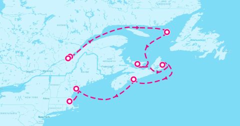 Quebec City Cruise Port - 7 Night Canada & New England: Unesco Sites & Quebecois Nights (Quebec City To Boston)