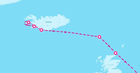 Runavik Cruise Port - 7 Night Viking Trails & Celtic Origins With History Channel (Reykjavik To Amsterdam )
