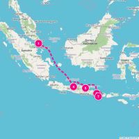 Azamara Pursuit November 14, 2026 itinerary map