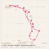 Azamara Quest November 28, 2027 itinerary map