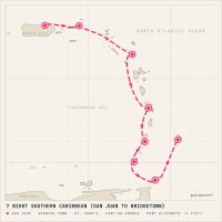 Azamara Quest December 5, 2027 itinerary map