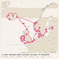Caribbean Princess May 13, 2028 itinerary map