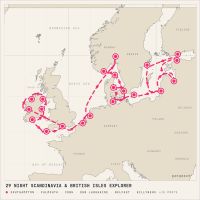 Caribbean Princess June 8, 2028 itinerary map