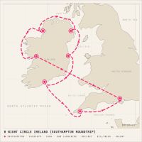 Caribbean Princess June 8, 2028 itinerary map