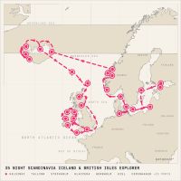 Caribbean Princess June 30, 2028 itinerary map