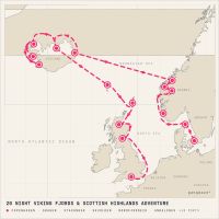Caribbean Princess July 7, 2028 itinerary map