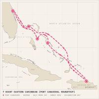 Carnival Mardi Gras September 26, 2026 itinerary map