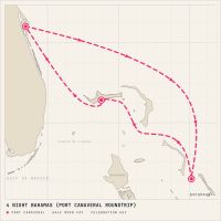 Carnival Mardi Gras July 22, 2027 itinerary map