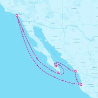 Carnival Panorama January 31, 2026 itinerary map