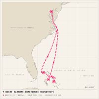 Carnival Pride December 13, 2026 itinerary map