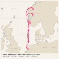 Celebrity Apex June 29, 2028 itinerary map