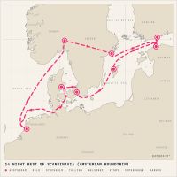 Celebrity Apex August 18, 2028 itinerary map