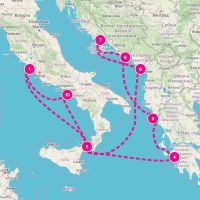 Celebrity Ascent May 14, 2027 itinerary map