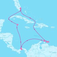 Celebrity Beyond December 22, 2023 itinerary map