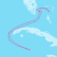Celebrity Beyond June 23, 2024 itinerary map