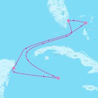 Celebrity Beyond November 2, 2024 itinerary map