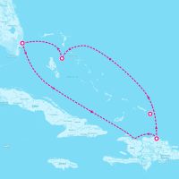 Celebrity Beyond November 9, 2024 itinerary map