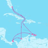 Celebrity Beyond February 3, 2025 itinerary map