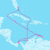 Celebrity Beyond March 17, 2025 itinerary map