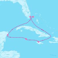 Celebrity Beyond May 4, 2025 itinerary map