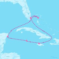 Celebrity Beyond May 18, 2025 itinerary map