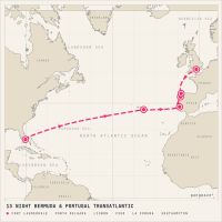 Celebrity Beyond April 22, 2028 itinerary map
