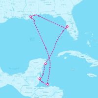 Celebrity Constellation March 2, 2024 itinerary map